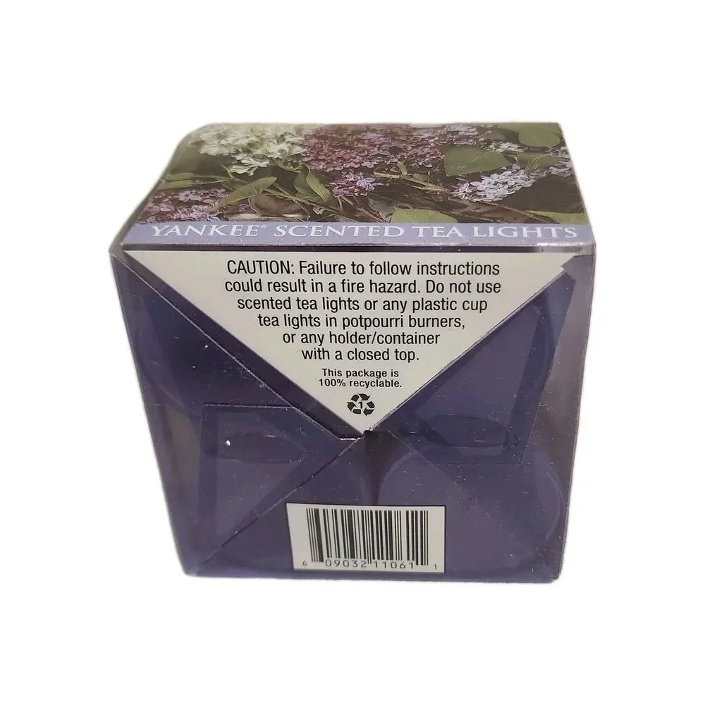 Vintage Yankee Candle Botanical Tea Light And Votive Set Lilac Blossom NIB